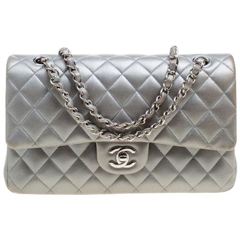 grey chanel bag mini|classic quilted chanel bag.